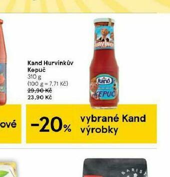 Tesco Kand hurvínkův kečup nabídka