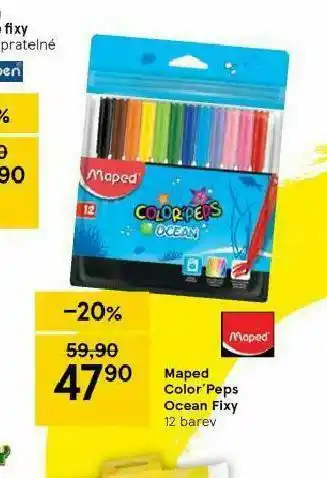 Tesco Maped color´s peps ocean fixy nabídka