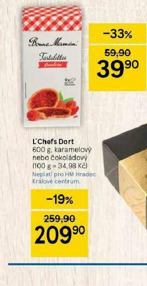 Tesco L´chefs dort nabídka