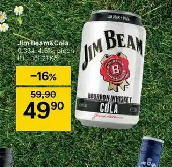 Tesco Jim beam &amp; cola nabídka