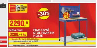 Baumax Pracovní stůl praktik home nabídka