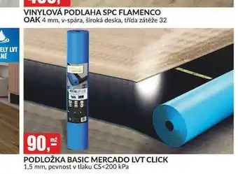Baumax Podložka basic mercado lvt click nabídka