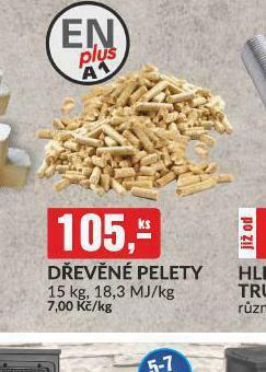 Baumax Dřevěné pelety nabídka