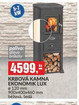 Baumax Krbová kamna ekonomik lux nabídka