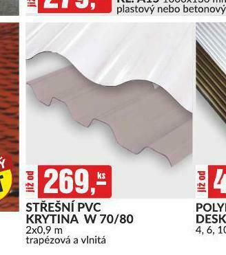 Baumax Střešní pvc krytina nabídka
