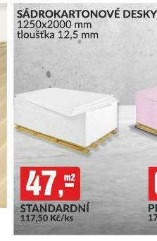 Baumax Sádrokartonová deska standardní nabídka