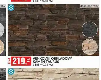 Baumax Venkovní obkladový kámen taurus nabídka
