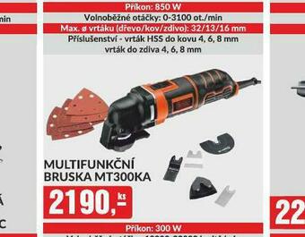 Baumax Multifunkční bruska nabídka