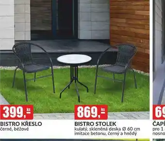 Baumax Bistro stolek nabídka
