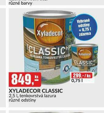 Baumax Xyladecor classic nabídka