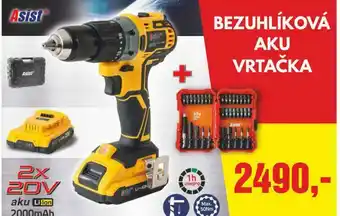 Baumax Bezuhlíkatá aku vrtačka nabídka