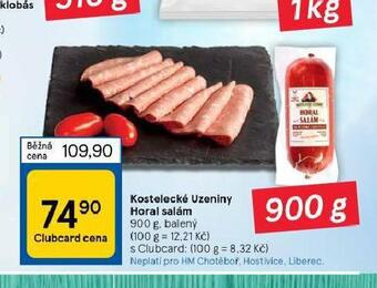 Tesco Horal salám nabídka