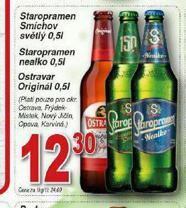 Hruška Pivo staropramen nabídka