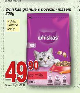 Hruška Whiskas granule pro kočky nabídka