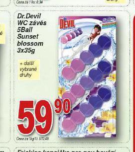 Hruška Dr. devil wc závěs nabídka
