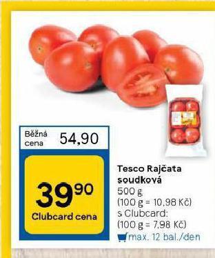 Tesco Rajčata soudková nabídka