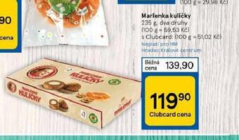 Tesco Marlenka kuličky nabídka