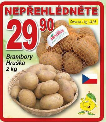 Hruška Brambory nabídka
