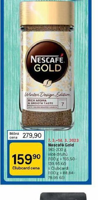 Tesco Nescafé gold nabídka