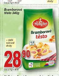 Hruška Bramborové těsto nabídka