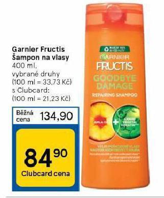 Tesco Garnier fructis šampon nabídka
