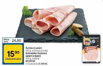 Tesco Šunkový salám nabídka