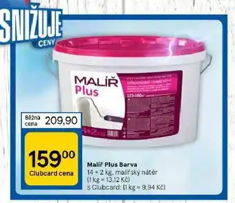 Tesco Malíř barva plus nabídka