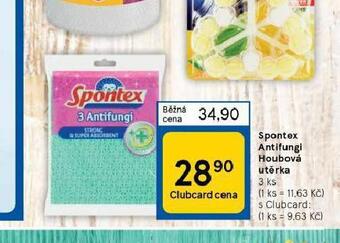 Tesco Spontex antifungi houbová utěrka nabídka