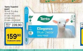 Tesco Tento toaletní papír nabídka