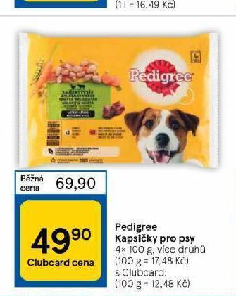 Tesco Pedigree kapsičky pro psy nabídka