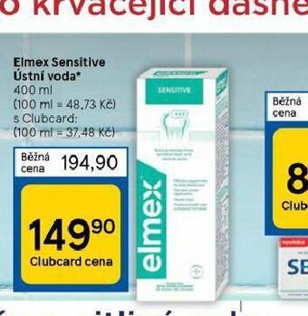 Tesco Elmex sensitive ústní voda nabídka