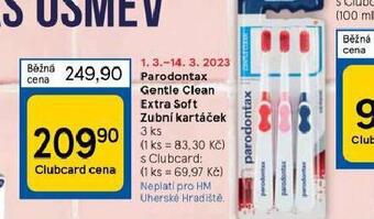 Tesco Parodontax zubní kartáček nabídka