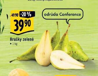 Albert Hrušky zelené nabídka