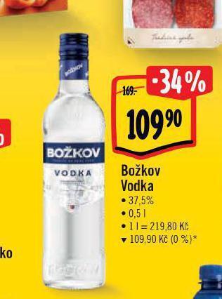 Albert Božkov vodka nabídka