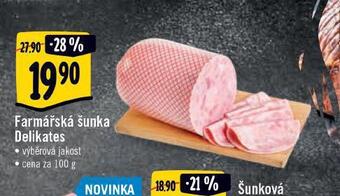 Albert Farmářská šunka nabídka