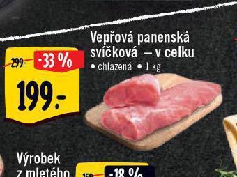 Albert Vepřová panenská svíčková nabídka