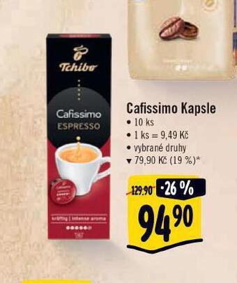 Albert Kávové kapsle cafissimo nabídka