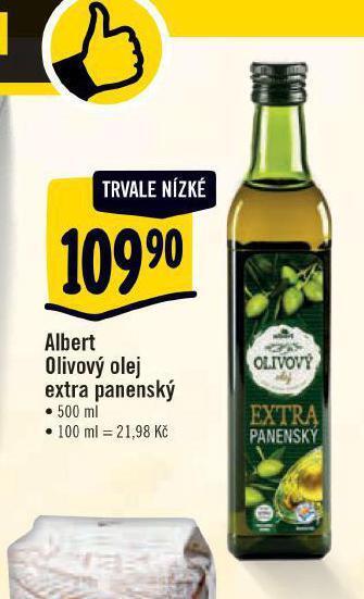 Albert Olivový olej extra panenský nabídka