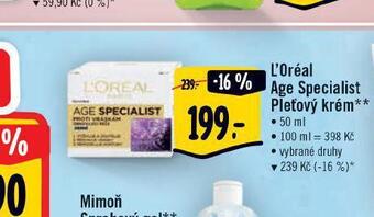 L'oréal pleťový krém