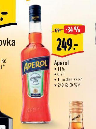 Albert Aperol nabídka