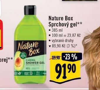 Albert Nature box sprchový gel nabídka
