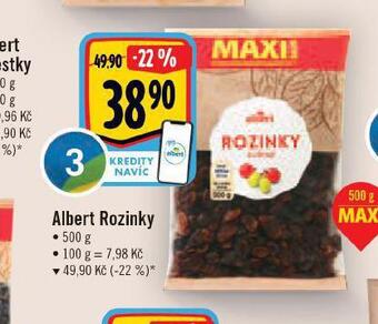 Albert Rozinky nabídka