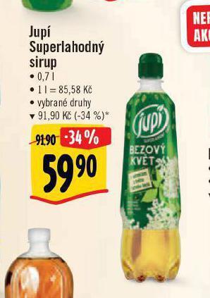 Albert Jupí superlahodný sirup nabídka