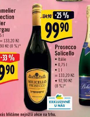 Albert Prosecco solicello nabídka