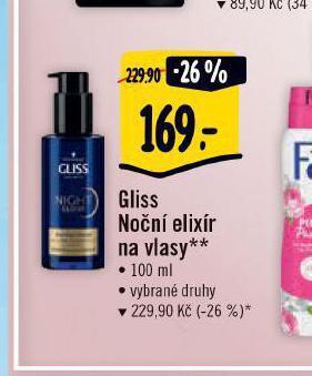 Albert Gliss noční elixír na vlasy nabídka