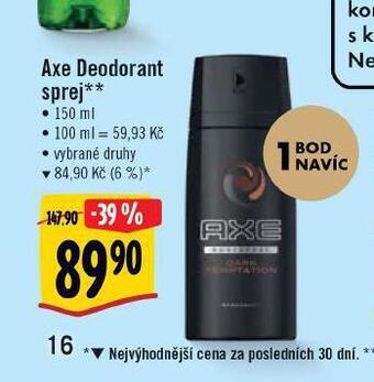 Albert Axe deodorant sprej nabídka