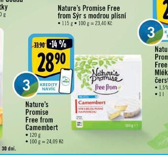Albert Free from camembert nabídka