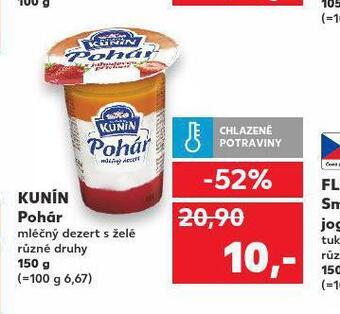 Kaufland Kunín pohár nabídka