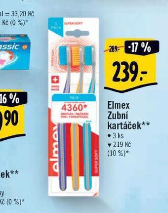 Albert Elmex zubní kartáček nabídka