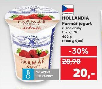 Kaufland Hollandia farmář jogurt nabídka
